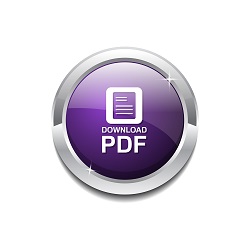 PDF Document Purple Vector Icon Button